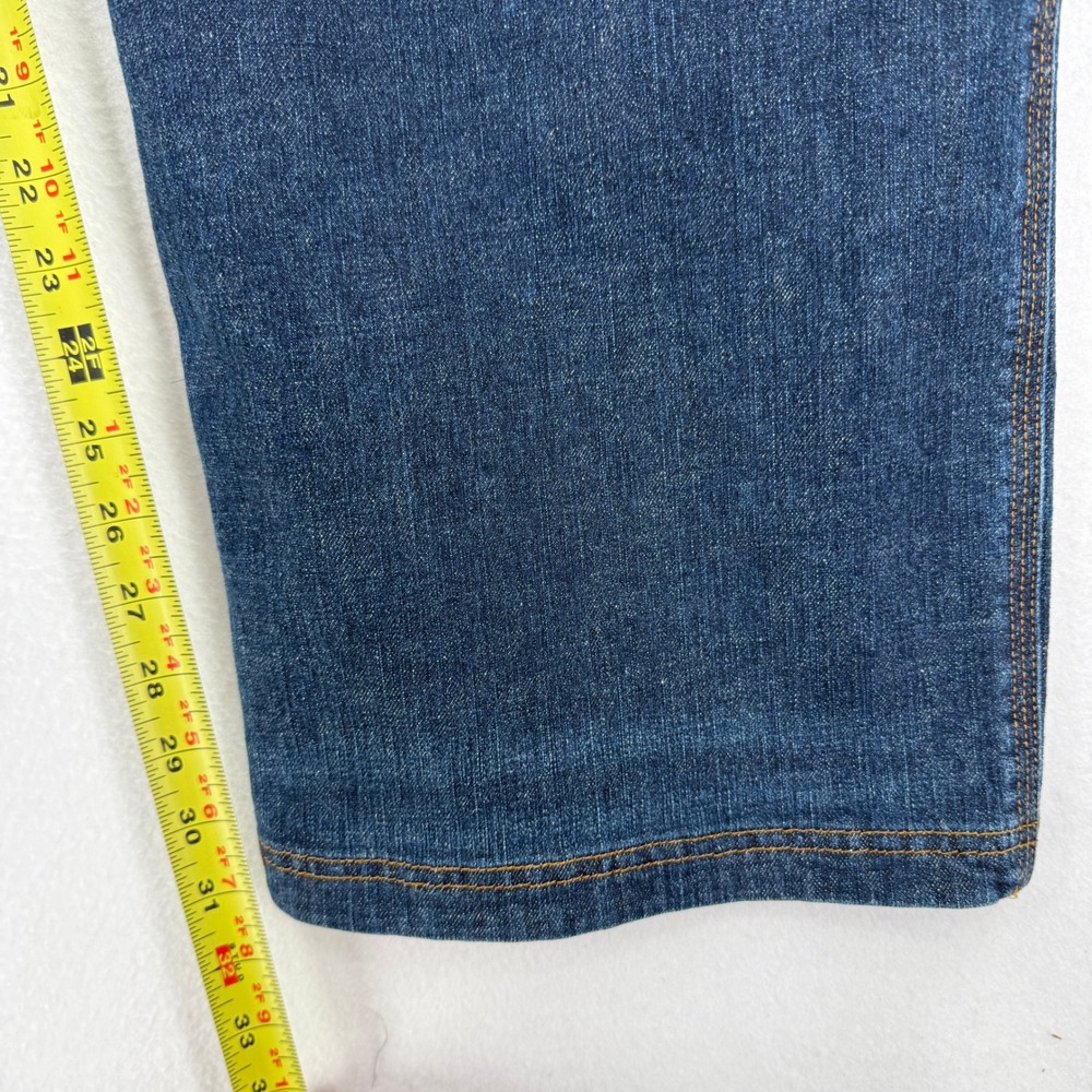 Duluth Trading Co Flex Ballroom Jeans Mens 48x32 Blue Relaxed Fit Workwear - Picture 4 of 9